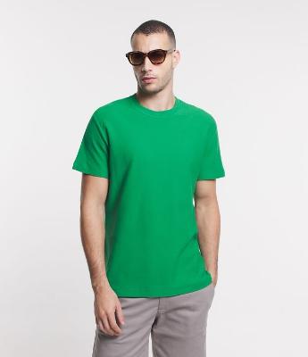 Camiseta Comfort em Meia Malha com Textura