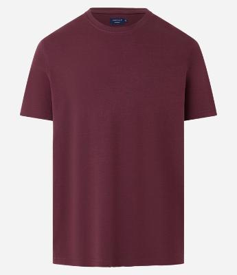 Camiseta Regular em Algodão com Gola Redonda