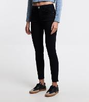 Calça Push Up Básica em Sarja com Bolsos - 3