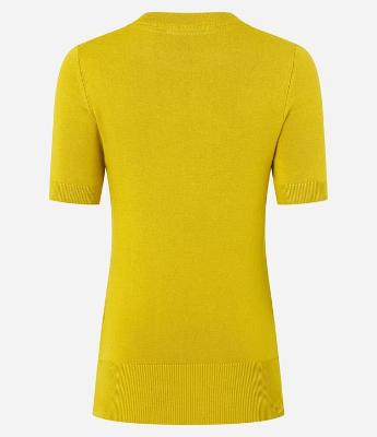 Blusa Básica em Tricô Leve com Barra Canelada