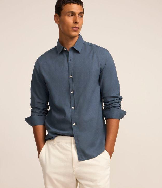 Camisa Comfort Básica em Linho e Algodão - 2
