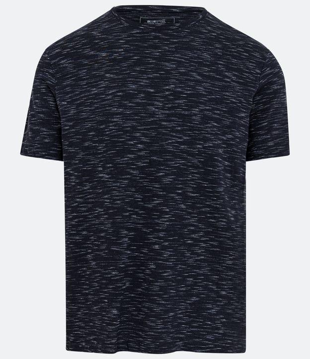 Camiseta em Algodão Mesclada com Manga Curta - 2