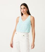 Blusa Regata com Estampa de Corações e Botões na Alça - 1