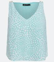 Blusa Regata com Estampa de Corações e Botões na Alça - 2