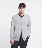 Suéter Bomber em Tricô com Zíper - 1