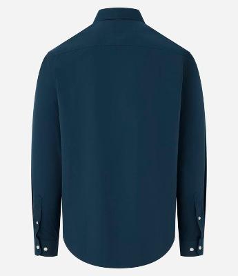 Camisa Regular Básica em Algodão com Fil a Fil