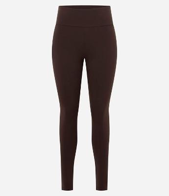 Calça Legging Esportiva em Poliamida com Cós Alto
