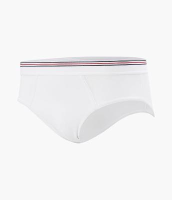 Cueca Slip com Cintura Elástica Listrada