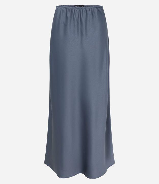 Saia New Midi Acetinada com Cós Elástico - 1