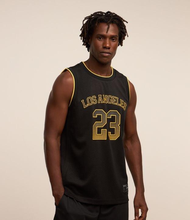 Regata Esportiva de Basquete com Textura e Estampa Los Angeles 23 - 4