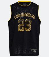 Regata Esportiva de Basquete com Textura e Estampa Los Angeles 23 - 2