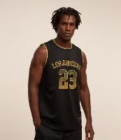Regata Esportiva de Basquete com Textura e Estampa Los Angeles 23 - 4