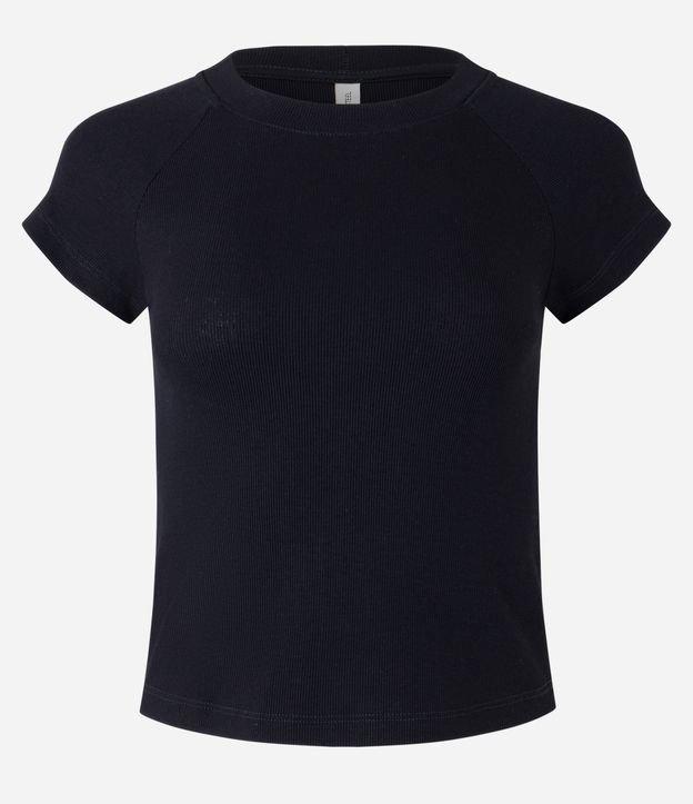 Blusa Básica em Ribana com Cava Raglan - 1