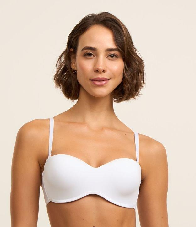 Sutiã Sem Alça em Microfibra com Bojo Inteiro - 3