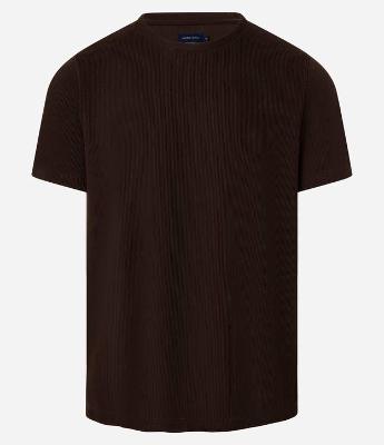 Camiseta Regular em Algodão Texturizado