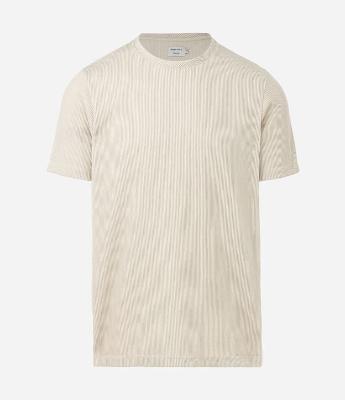 Camiseta Regular em Algodão Texturizado