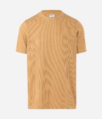 Camiseta Regular em Algodão Texturizado