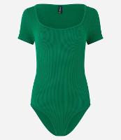 Body em Poliamida Texturizada e com Decote Quadrado - 1