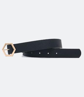 Cinto Feminino com Fivela Hexagonal