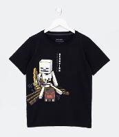 Camiseta Infantil com Estampa Minecraft - Tam 5 a 14 Anos - 1