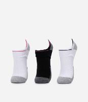 Kit 03 Meias Cano Baixo Sem Costura com Borda Contrastante - 1