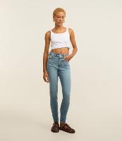 Calça Skinny Básica em Jeans com Cintura Média - 5