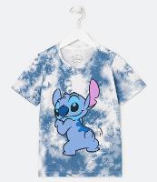 Blusa Infantil com Estampa Tie Dye e Stitch - Tam 5 a 14 anos - 1