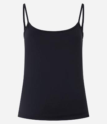 Blusa Básica em Poliamida com Alças Finas