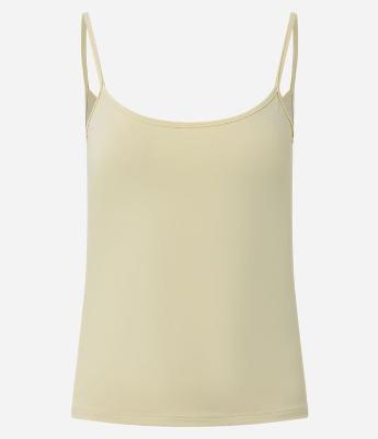 Blusa Básica em Poliamida com Alças Finas