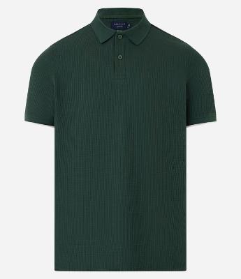 Camisa Polo Comfort em Algodão com Textura