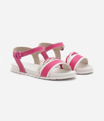 Sandália Comfy Infantil com Tira Trançada e Fechamento com Fivela - Tam 26 ao 36