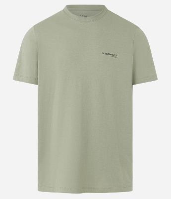 Camiseta Regular em Algodão com Lettering e Círculo de Ícones