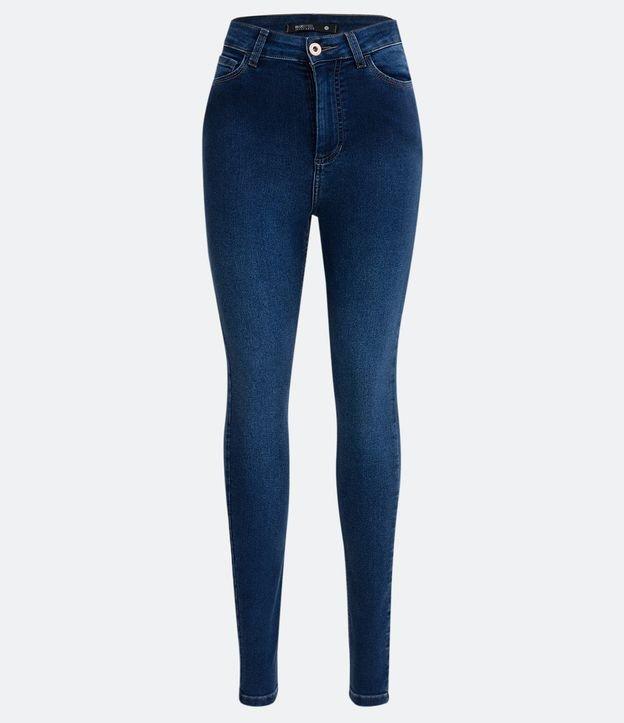 Calça Skinny em Jeans com Cintura Alta - 2