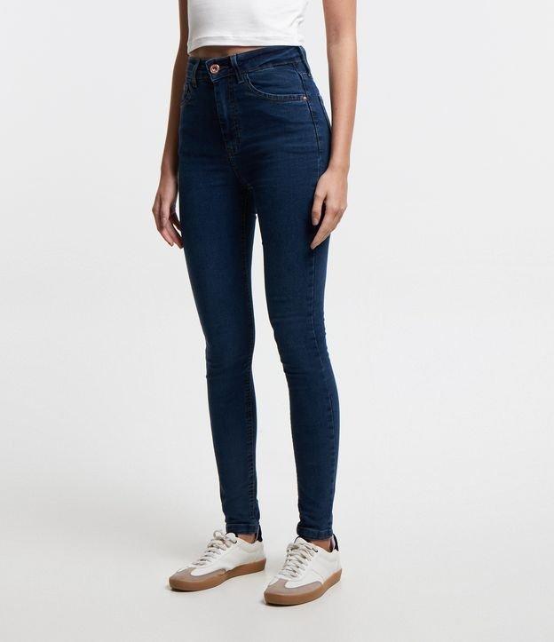 Calça Skinny em Jeans com Cintura Alta - 4