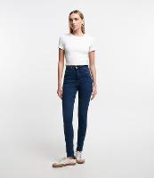 Calça Skinny em Jeans com Cintura Alta - 5