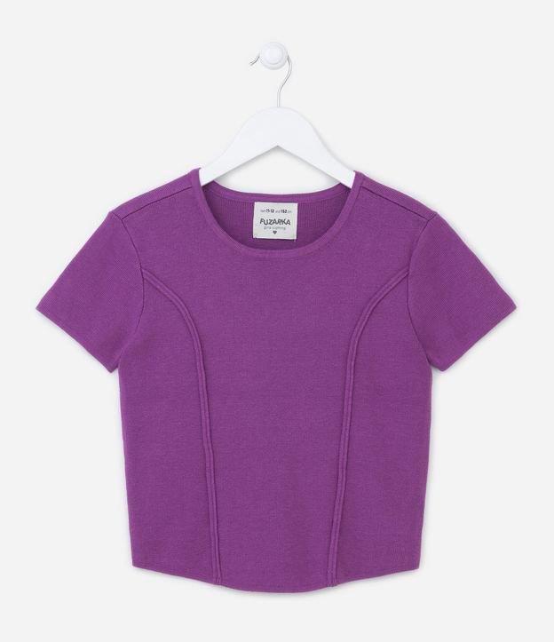 Blusa Cropped Infantil em Viscose - Tam 5 a 14 anos - 1