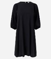 Vestido Evasê em Viscose com Manga 3/4 Bufante - 1