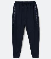 Calça Jogger Esportiva com Cós Elástico e Lettering nas Laterais - 2
