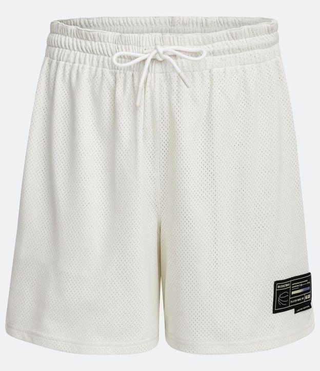 Bermuda Esportiva de Basquete com Cós Elástico e Textura - 1