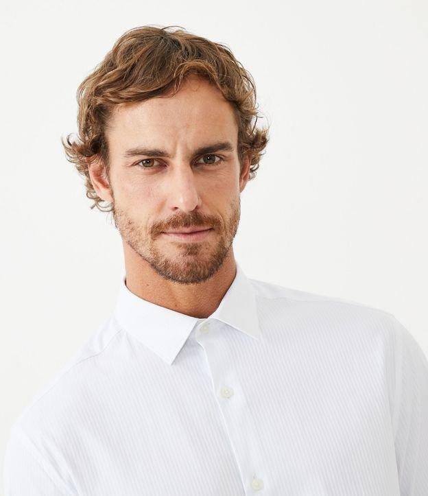 Camisa em Algodão Maquinetado com Manga Longa - 2