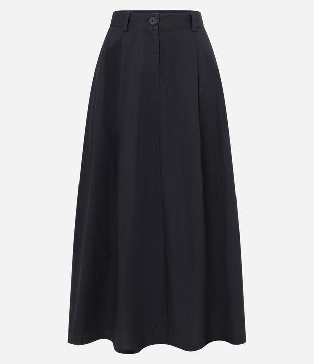 Saia New Midi em Tricoline com Cós Largo - 1