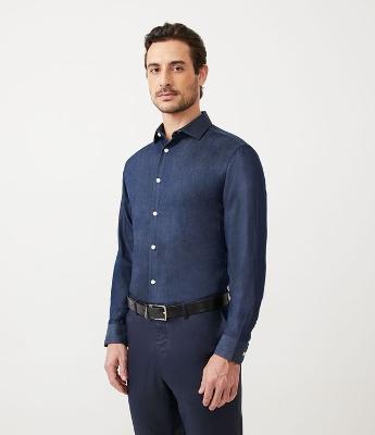 Camisa Classic em Algodão com Manga Longa