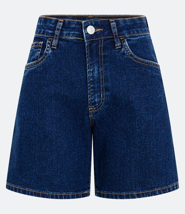 Short Jeans Clássico com Cintura Média - 1