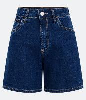 Short Jeans Clássico com Cintura Média - 1