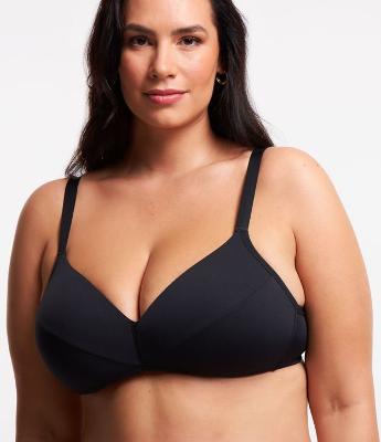 Sutiã com Bojo e Sem Aro em Poliamida com Alça Regulável Curve & Plus Size