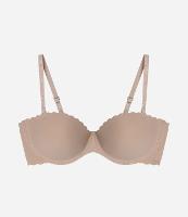 Sutiã sem Alça em Microfibra com Bojo Bolha e Borda Nuvem - 3