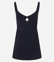 Macaquinho de Alça em Bengaline com Short Saia - 2