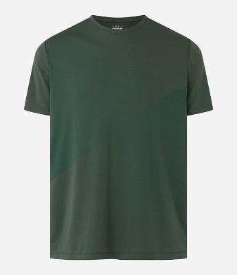 Camiseta Esportiva com Estampa Degrade Pontilhada
