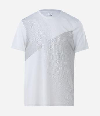 Camiseta Esportiva com Estampa Degrade Pontilhada