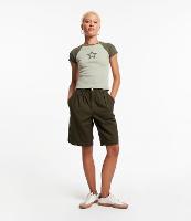 Bermuda Alfaiatada em Sarja com Pregas - 1